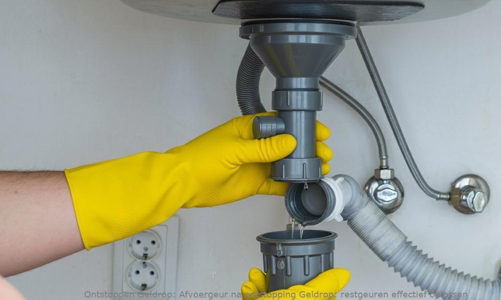 Afvoergeur na ontstopping Geldrop: restgeuren effectief oplossen