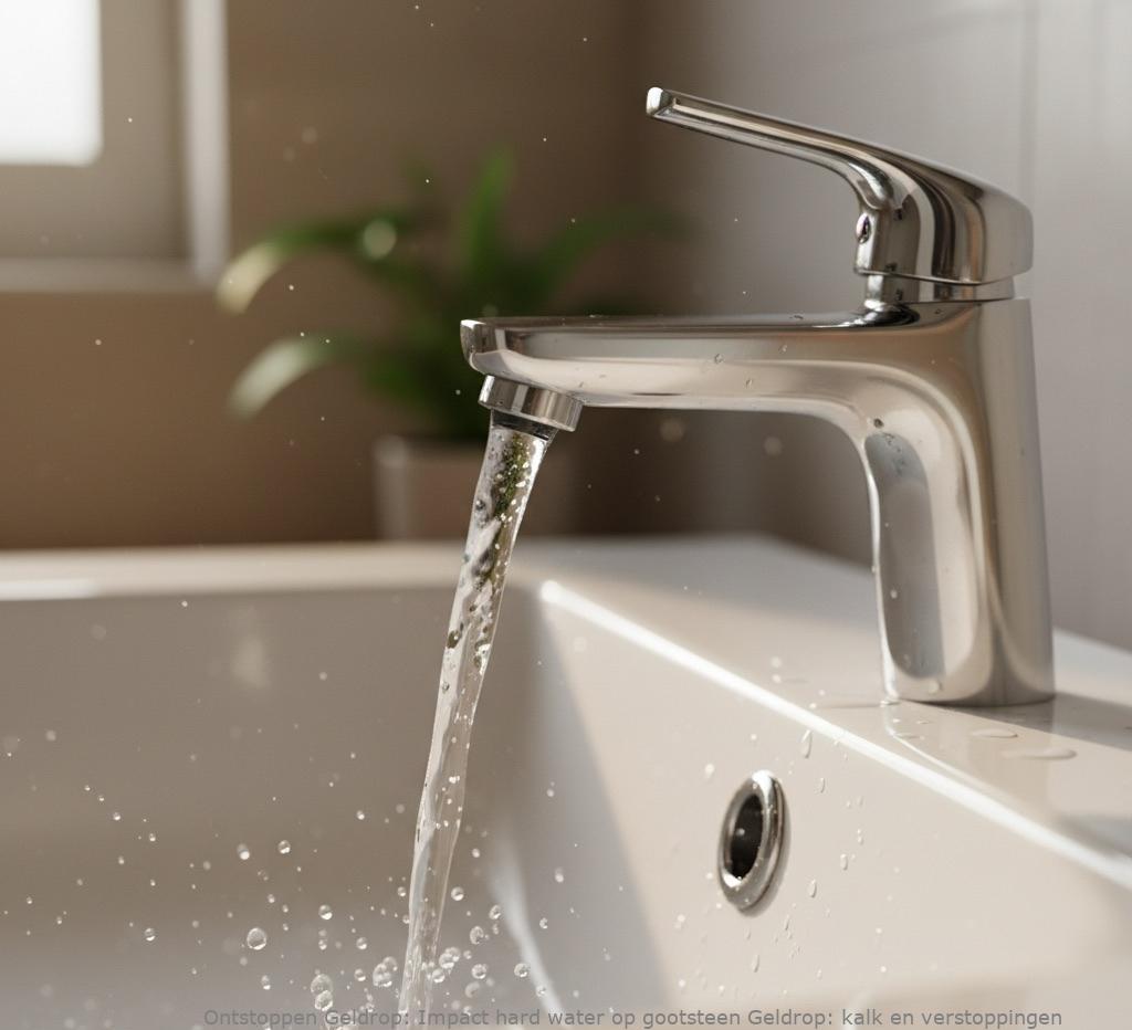 Impact hard water op gootsteen Geldrop: kalk en verstoppingen