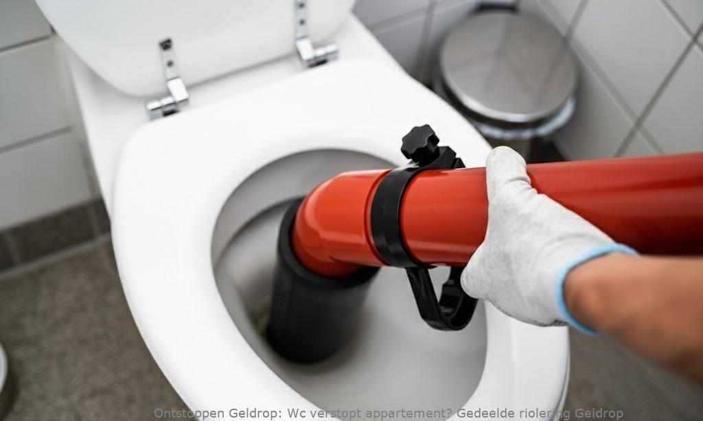 Wc verstopt appartement? Gedeelde riolering Geldrop
